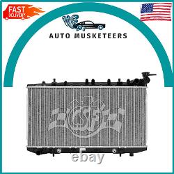 Radiator-1 Row Plastic Tank Aluminum Core Heavy Duty CSF 2458 for Nissan