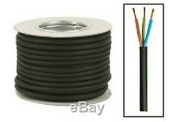 Rubber Cable 3 Core 1.0mm Ho7rn-f Heavy Duty Camping Pond Outdoor Site Extension