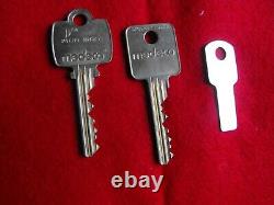 Sargent & Greenleaf 826d Heavy Duty Medeco Core Military Padlock 2 Keys 1983