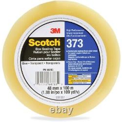 Scotch 373 Box Sealing Tape 1.89 Width X 109.36 Yd Length 3 Core