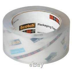 Scotch 3850 Heavy-Duty Packaging Tape, 3 Core, 1.88 x 54.6 yds, Clear
