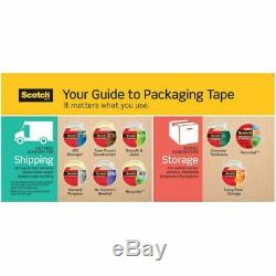 Scotch 3850 Heavy-Duty Packaging Tape, 3 Core, 1.88 x 54.6 yds, Clear