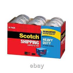 Scotch 3850 Heavy-Duty Packaging Tape Cabinet Pack, 3 Core, 1.88 x 54.6 yds, C