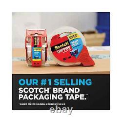 Scotch 3850 Heavy-Duty Packaging Tape Cabinet Pack, 3 Core, 1.88 x 54.6 yds, C