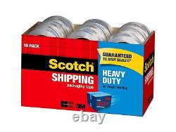 Scotch Heavy Duty Shipping Packaging Tape, 1.88 x 54.6 Yards, 3 Core, Clear