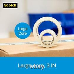 Scotch Heavy Duty Shipping Packaging Tape 1.88 x 54.6 Yards 3 Core Clear Gr