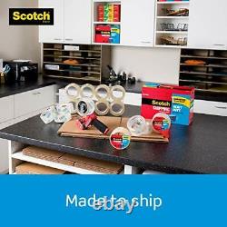 Scotch Heavy Duty Shipping Packaging Tape 1.88 x 54.6 Yards 3 Core Clear Gr