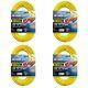 US Wire 74050 50-Foot Heavy Duty Lighted Plug Extension Cord (Yellowith4-Pack)