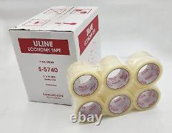 Uline S-5740 Heavy Duty Ship Pack Tape 3 Wide 3 Core 3.0 Mil 24 rolls