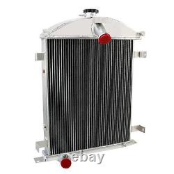 Upgraded 4 Row Core Radiator For 1928-1929 Ford Model A Heavy Duty 3.3L