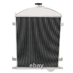 Upgraded 4 Row Core Radiator For 1928-1929 Ford Model A Heavy Duty 3.3L