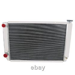 Upgraded Radiator Aluminum 4 Rows Fit Heavy Duty Ford & Mopar Style 62mm Core