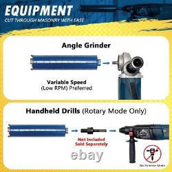 Versatile Diamond Core Drill Bit 4-1/4 Diameter, 9.5 Depth Heavy Duty