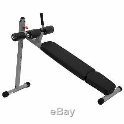 XMark Heavy Duty Adjustable Situp Abdominal Ab Weight Bench for Core Workout